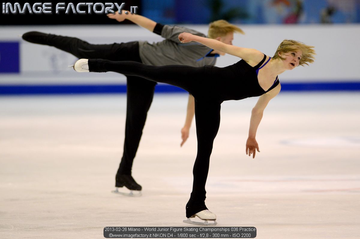 2013-02-26 Milano - World Junior Figure Skating Championships 036 Practice